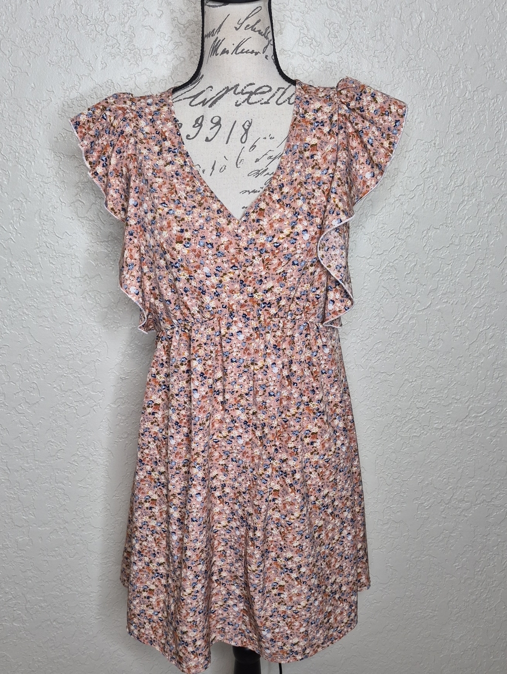 Emery Rose Floral Dress Boho Fairy Feminine Size M